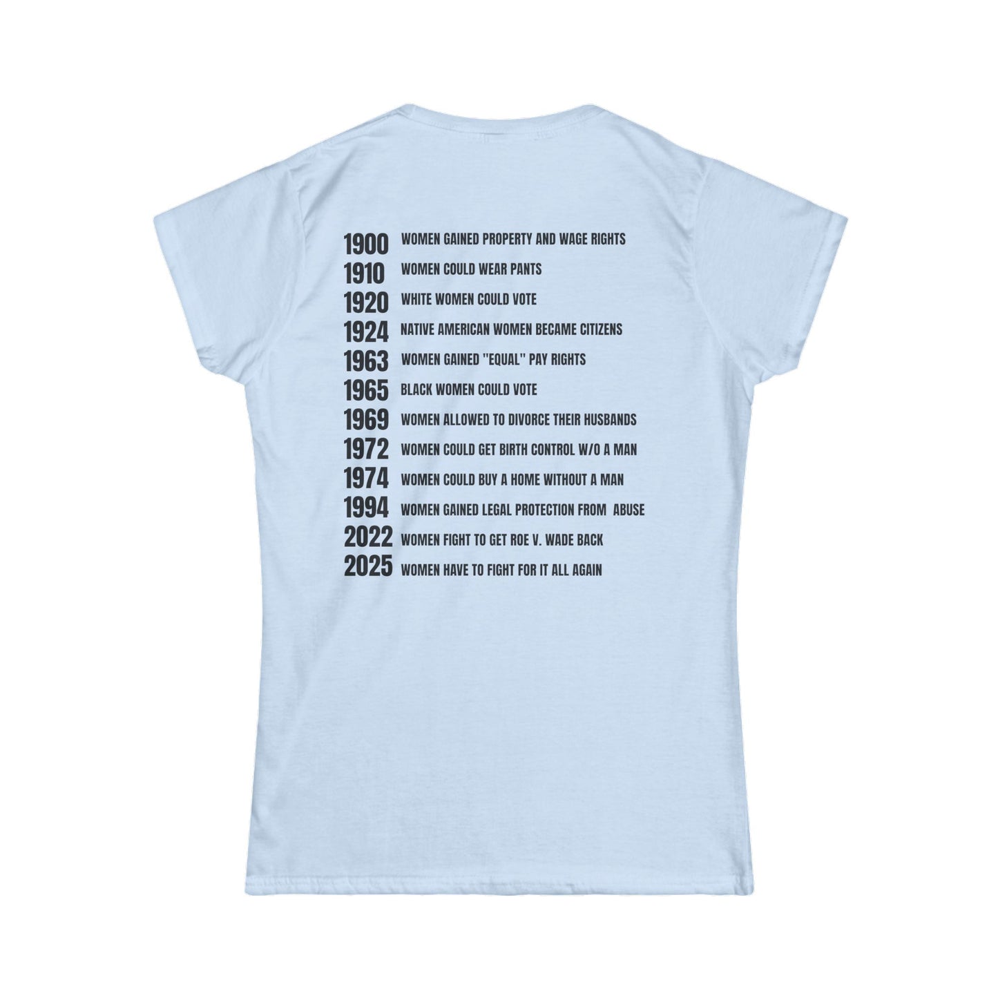Women's Rights Timeline — Women's Tee