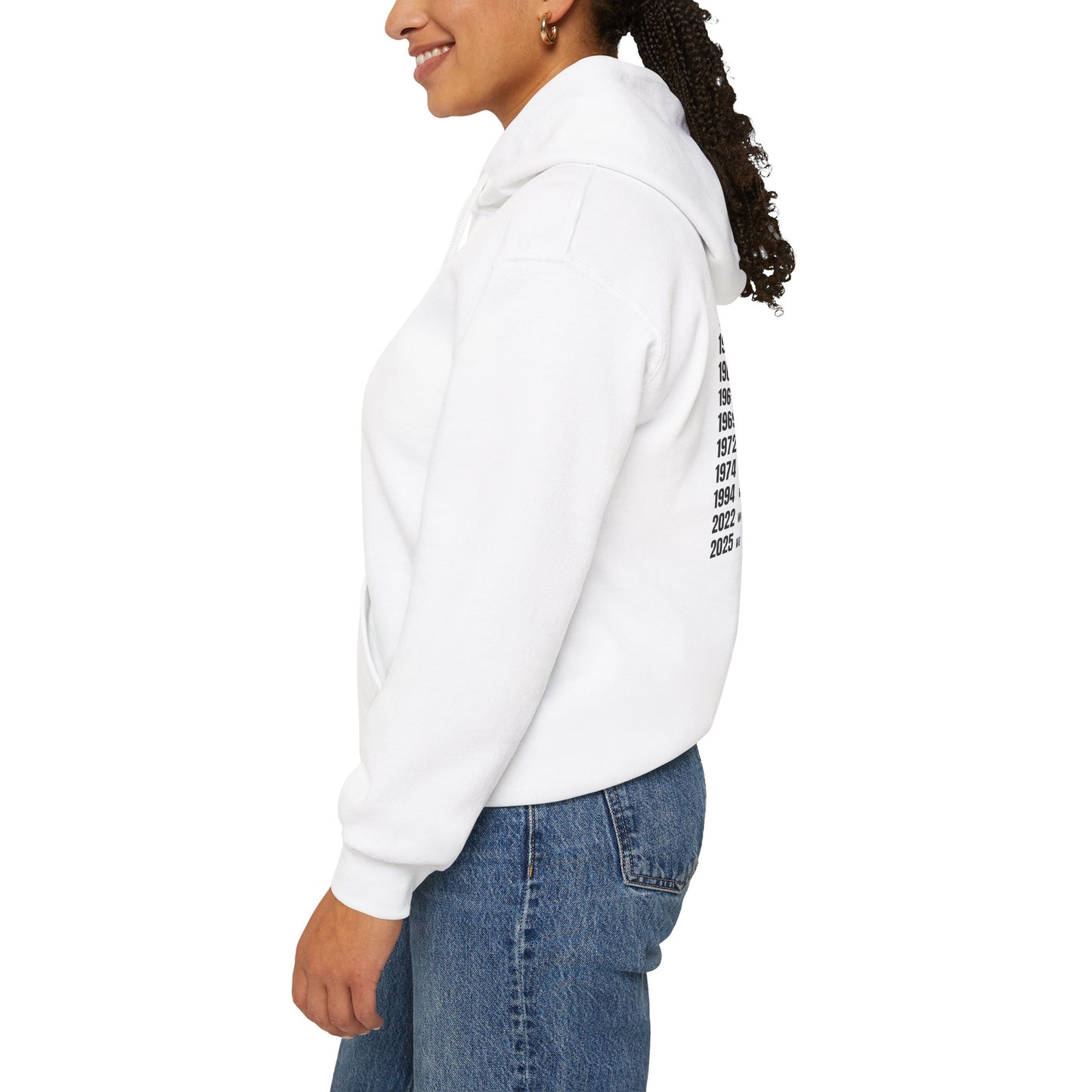 Hoodie — Timeline History Back Print Sweatshirt