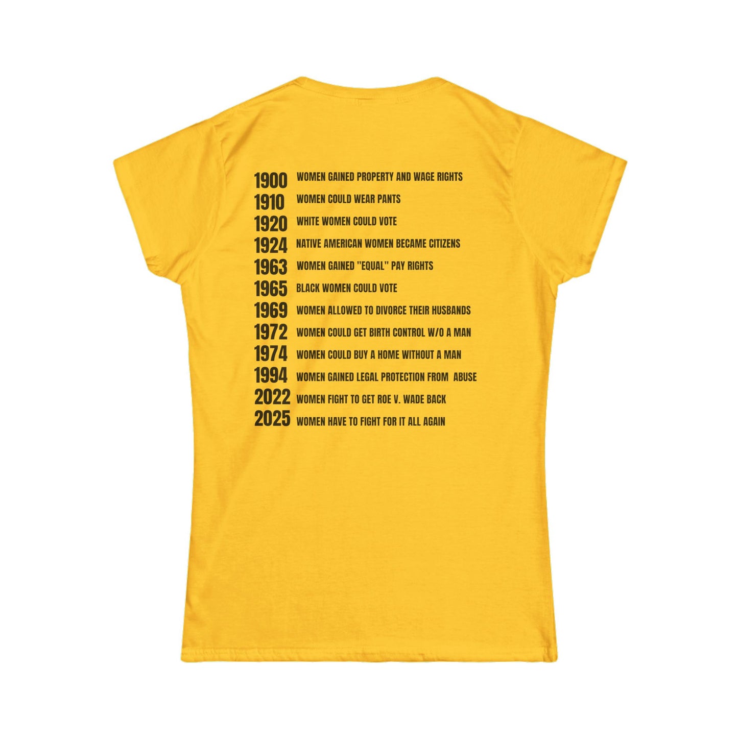Women's Rights Timeline — Women's Tee