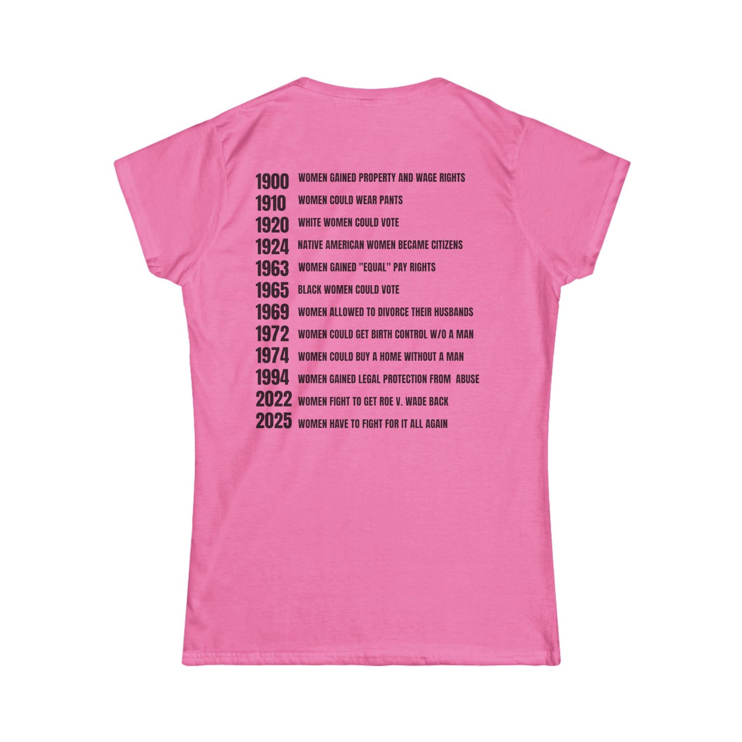 Women's Rights Timeline — Women's Tee