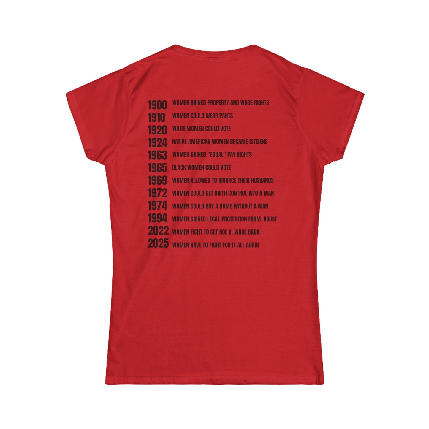 Women's Rights Timeline — Women's Tee