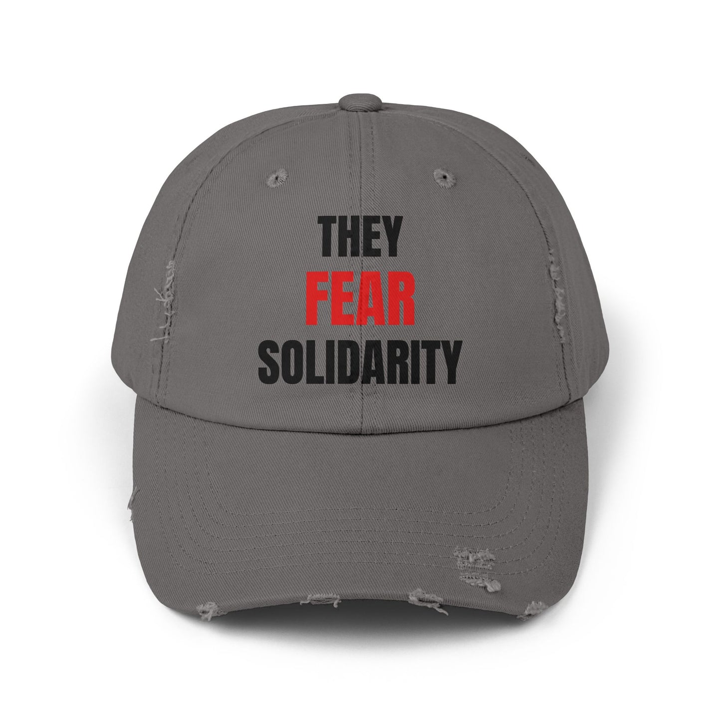 They Fear Solidarity – Distressed Hat