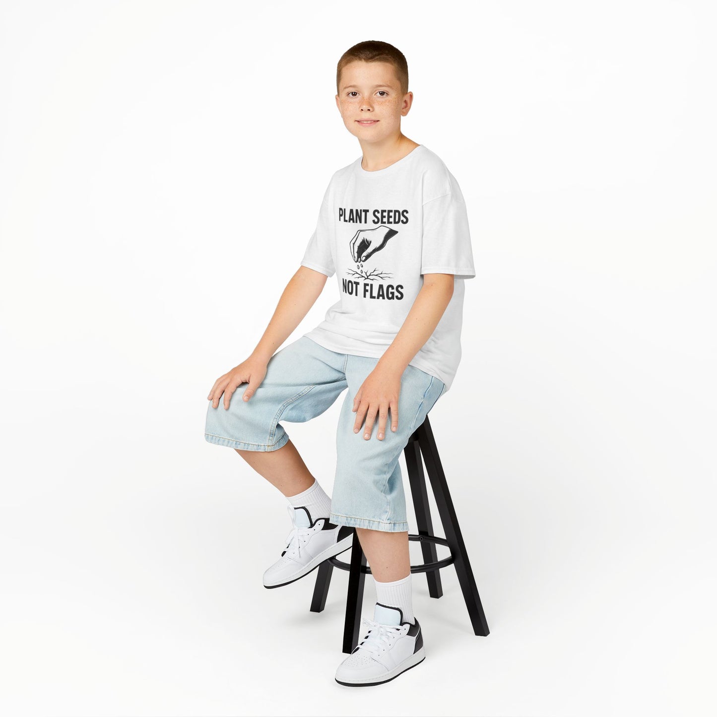 Plant Seeds Not Flags - Kid's Tee