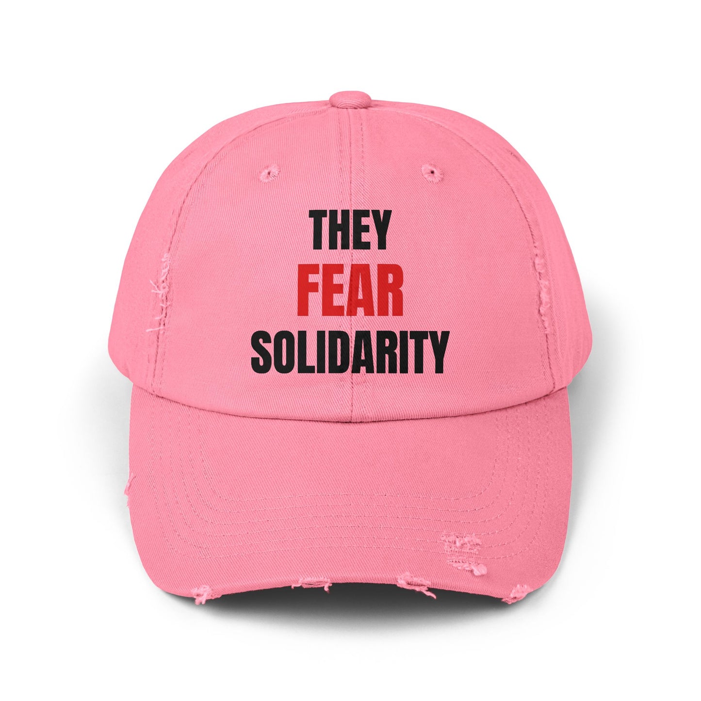 They Fear Solidarity – Distressed Hat
