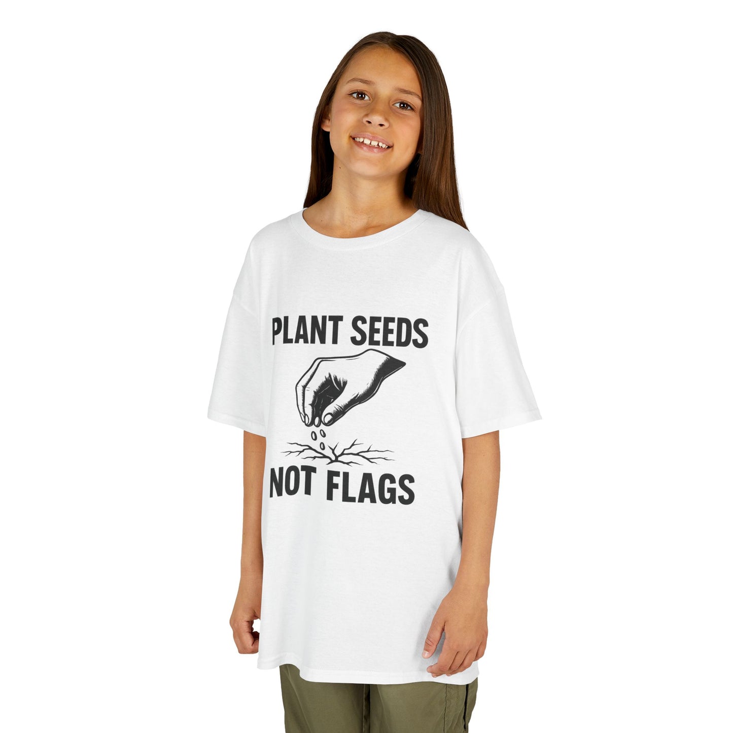 Plant Seeds Not Flags - Kid's Tee