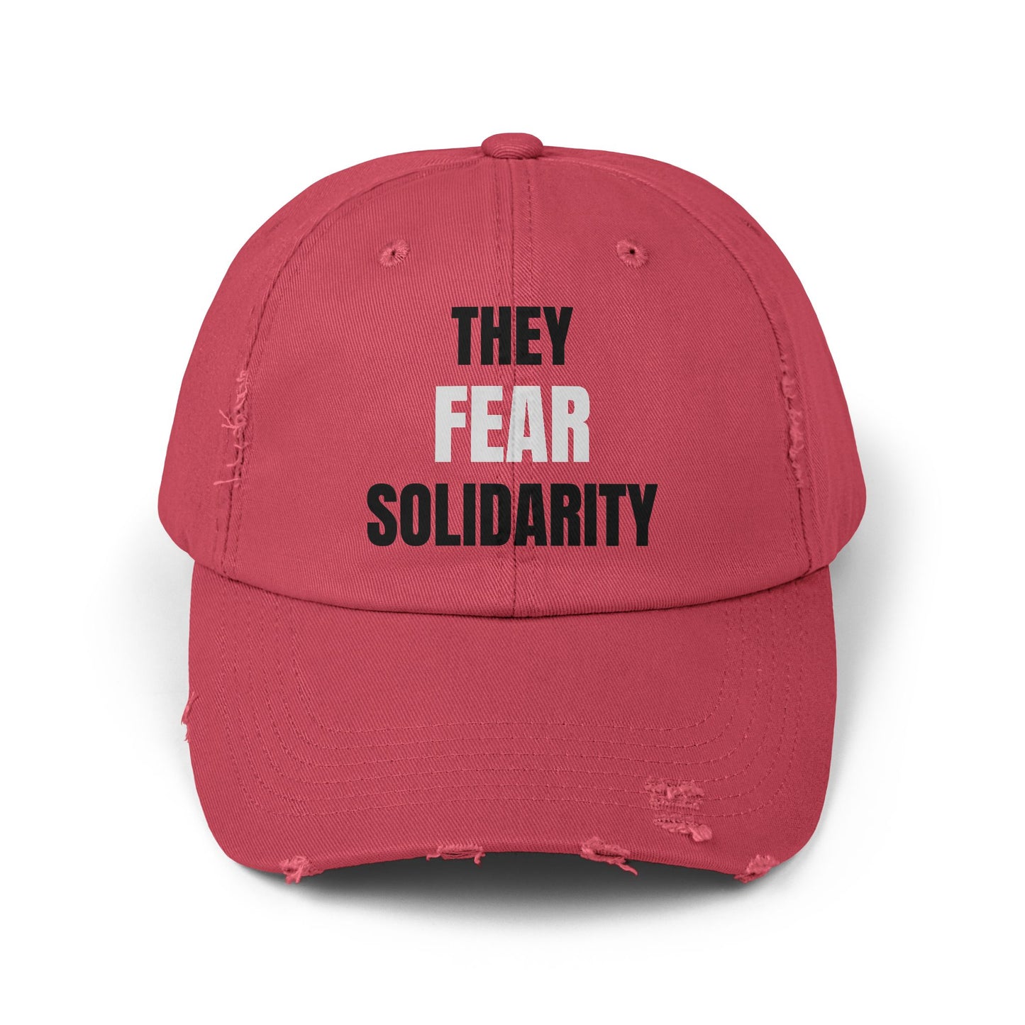 They Fear Solidarity – Distressed Hat
