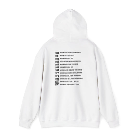 Hoodie — Timeline History Back Print Sweatshirt