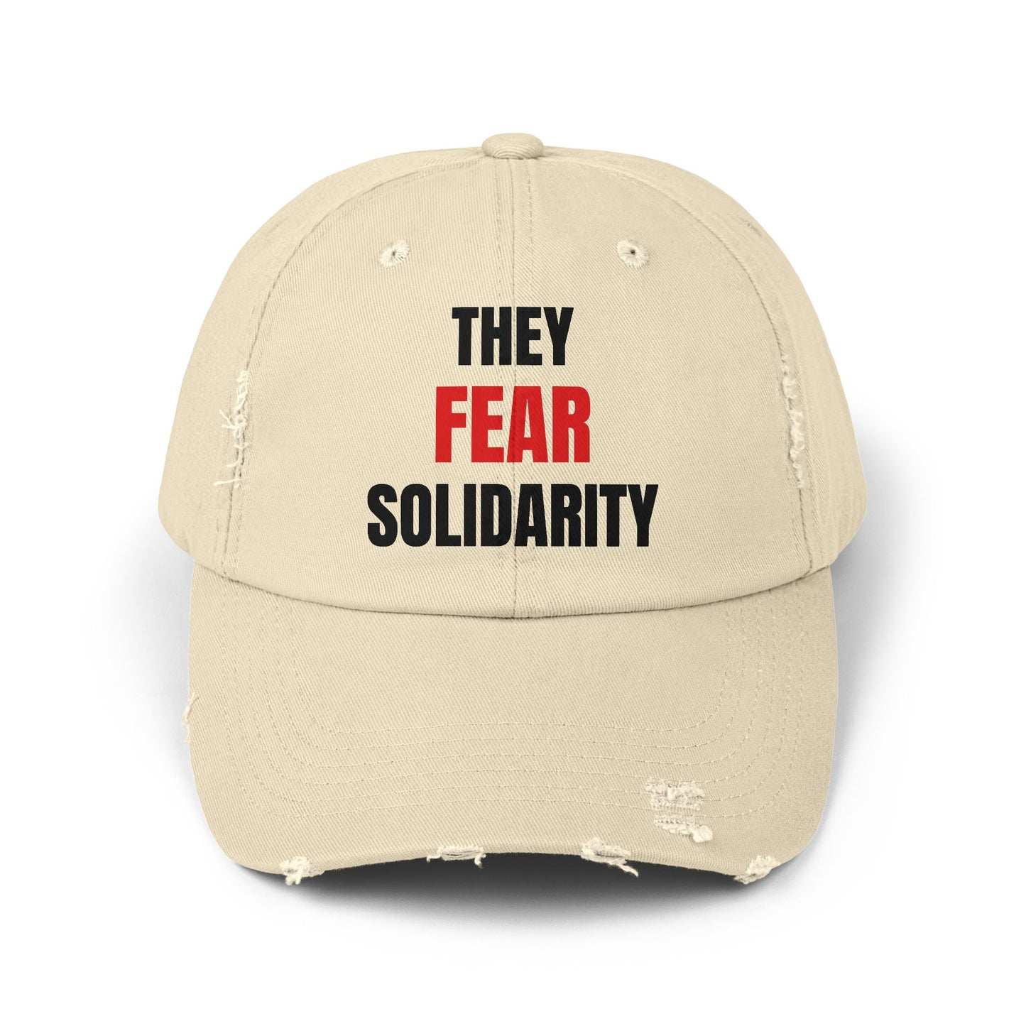 They Fear Solidarity – Distressed Hat